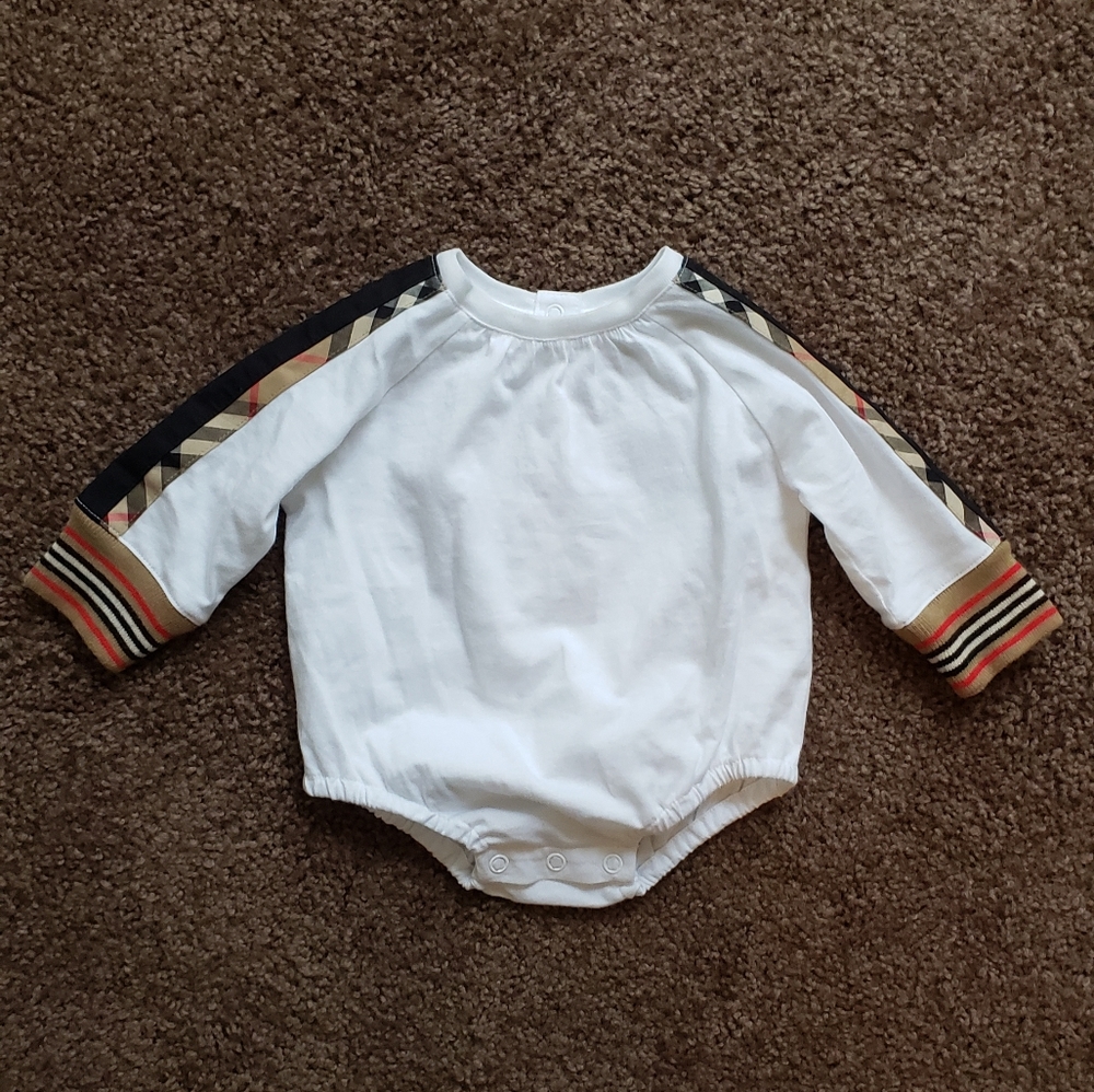 Infant burberry shirt